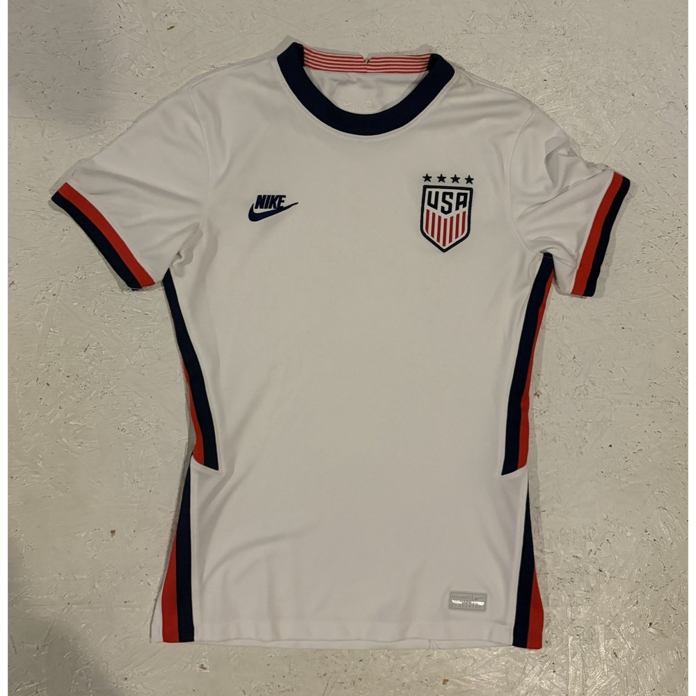 Nike USA 2020 Home Stadium Soccer Football Jersey CD0908-100 Women's Size XS